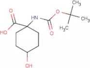 1-Amino-4-hydroxycylclohexane-1-carboxylic acid, N-BOC protected