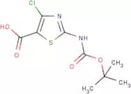 2-Amino-4-chloro-1,3-thiazole-5-carboxylic acid, 2-BOC protected