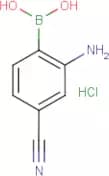 2-Amino-4-cyanobenzeneboronic acid hydrochloride
