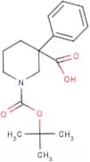 3-Phenylpiperidine-3-carboxylic acid, N-BOC protected