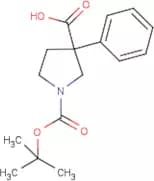 3-Phenylpyrrolidine-3-carboxylic acid, N-BOC protected