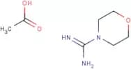 4-Morpholinecarboximidamide acetate