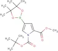 5-(Methoxycarbonyl)-1H-pyrrole-3-boronic acid, pinacol ester, N-BOC protected
