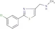 2-(3-Chlorophenyl)-4-[(methylamino)methyl]-1,3-thiazole