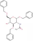 Benzyl-2-acetamido-2-deoxy-3,6-di-O-benzyl-α-D-glucopyranoside