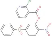2-nitro-5-(phenylsulphonyl)phenyl 2-chloronicotinate