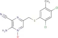 2-amino-3-cyano-5-{[(2,4-dichloro-5-methylphenyl)thio]methyl}pyrazin-1-ium-1-olate