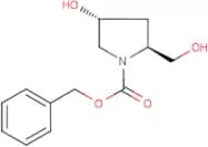 (2S,4R)4-Hydroxy-2-(hydroxymethyl)pyrrolidine, N-CBZ protected