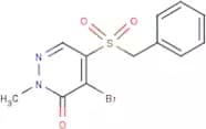 5-(benzylsulphonyl)-4-bromo-2-methyl-2,3-dihydropyridazin-3-one