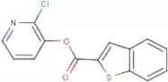 2-chloro-3-pyridyl benzo[b]thiophene-2-carboxylate