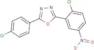 2-(2-chloro-5-nitrophenyl)-5-(4-chlorophenyl)-1,3,4-oxadiazole