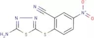 2-[(5-Amino-1,3,4-thiadiazol-2-yl)thio]-5-nitrobenzonitrile