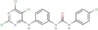 N-(4-chlorophenyl)-N'-{3-[(2,5,6-trichloropyrimidin-4-yl)amino]phenyl}urea