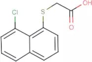 2-[(8-Chloro-1-naphthyl)thio]acetic acid