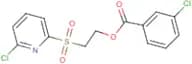 2-[(6-chloro-2-pyridyl)sulphonyl]ethyl 3-chlorobenzoate