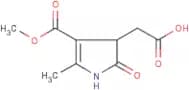 2-[4-(methoxycarbonyl)-5-methyl-2-oxo-2,3-dihydro-1H-pyrrol-3-yl]acetic acid