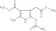 methyl 5-(acetyloxy)-4-(2-methoxy-2-oxoethyl)-2-methyl-1H-pyrrole-3-carboxylate