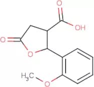 2-(2-Methoxyphenyl)-5-oxotetrahydrofuran-3-carboxylic acid
