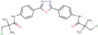 N1-[4-(5-{4-[(3-chloro-2,2-dimethylpropanoyl)amino]phenyl}-1,3,4-oxadiazol-2-yl)phenyl]-3-chloro-2…