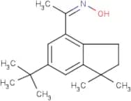 1-[6-(tert-butyl)-1,1-dimethyl-2,3-dihydro-1H-inden-4-yl]ethan-1-one oxime