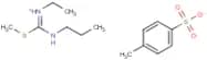 ethyl[(methylthio)(propylamino)methylidene]ammonium 4-methylbenzene-1-sulphonate