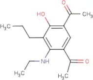 1-[5-acetyl-2-(ethylamino)-4-hydroxy-3-propylphenyl]ethan-1-one