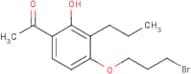 1-[4-(3-Bromopropoxy)-2-hydroxy-3-propylphenyl]ethan-1-one