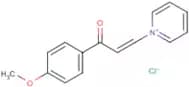 N-[3-(4-Methoxyphenyl)-3-oxoprop-1-en-1-yl]pyridinium chloride