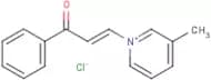 3-Methyl-N-[(1E)-3-oxo-3-phenylprop-1-en-1-yl]pyridinium chloride