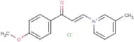 N-[(1E)-3-(4-Methoxyphenyl)-3-oxoprop-1-en-1-yl]-3-methylpyridinium chloride