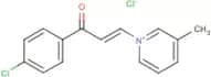 N-[(1E)-3-(4-Chlorophenyl)-3-oxoprop-1-en-1-yl]-3-methylpyridinium chloride