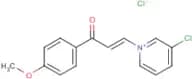 3-(3-chloropyridinium-1-yl)-1-(4-methoxyphenyl)prop-2-en-1-one chloride