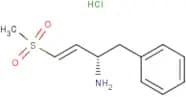 (1E,3S)-3-Amino-1-(methylsulphonyl)-4-phenylbut-1-ene hydrochloride