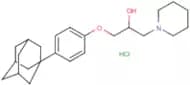 1-[4-(1-Adamantyl)phenoxy]-3-piperidin-1-ylpropan-2-ol hydrochloride
