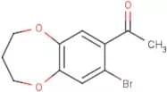 1-(8-bromo-3,4-dihydro-2H-1,5-benzodioxepin-7-yl)ethan-1-one