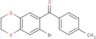 (7-bromo-2,3-dihydro-1,4-benzodioxin-6-yl)(4-methylphenyl)methanone