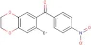 (7-bromo-2,3-dihydro-1,4-benzodioxin-6-yl)(4-nitrophenyl)methanone