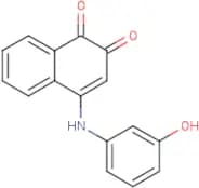 4-(3-hydroxyanilino)-1,2-dihydronaphthalene-1,2-dione