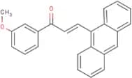 3-(9-anthryl)-1-(3-methoxyphenyl)prop-2-en-1-one