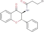 N1-(4-oxo-2-phenyl-3,4-dihydro-2H-chromen-3-yl)-3-bromopropanamide