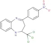 4-(4-nitrophenyl)-2-(trichloromethyl)-2,3-dihydro-1H-1,5-benzodiazepine