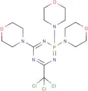 4-[2,4-dimorpholino-6-(trichloromethyl)-1,3,5,2λ~5~-triazaphosphinin-2-yl]morpholine