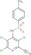 N1-(2,3,5-trichloro-6-cyano-4-pyridyl)-4-methylbenzene-1-sulphonamide