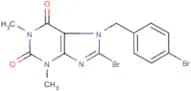 8-bromo-7-(4-bromobenzyl)-1,3-dimethyl-2,3,6,7-tetrahydro-1H-purine-2,6-dione