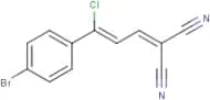 2-[3-(4-bromophenyl)-3-chloroprop-2-enylidene]malononitrile