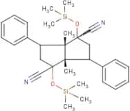 3a,6a-dimethyl-3,6-diphenyl-1,4-di[(1,1,1-trimethylsilyl)oxy]perhydropentalene-1,4-dicarbonitrile
