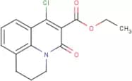 ethyl 7-chloro-5-oxo-2,3-dihydro-1H,5H-pyrido[3,2,1-ij]quinoline-6-carboxylate