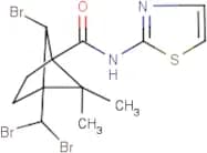 N1-(1,3-thiazol-2-yl)-6-bromo-4-(dibromomethyl)-5,5-dimethylbicyclo[2.1.1]hexane-1-carboxamide