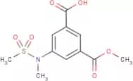 3-(Methoxycarbonyl)-5-[methyl(methylsulphonyl)amino]benzoic acid