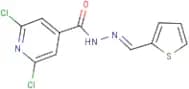 N'4-(2-Thienylmethylidene)-2,6-dichloropyridine-4-carbohydrazide